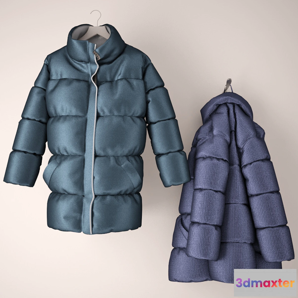 1275804 - clothing down jacket 3D Max