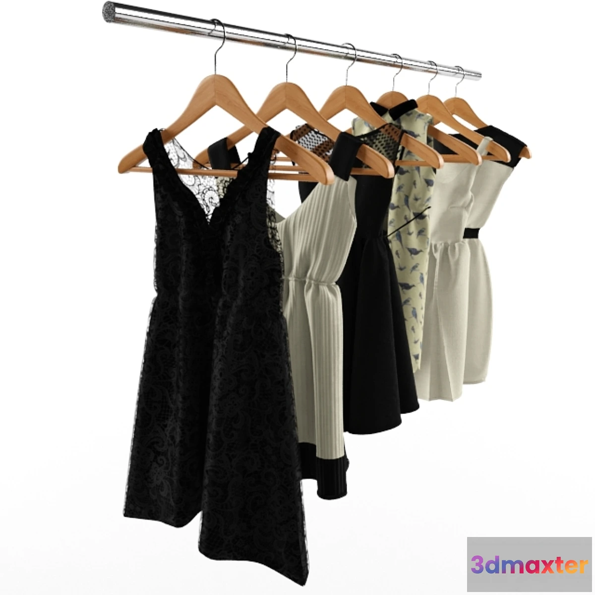 1286646 - Zara dresses 3D Max