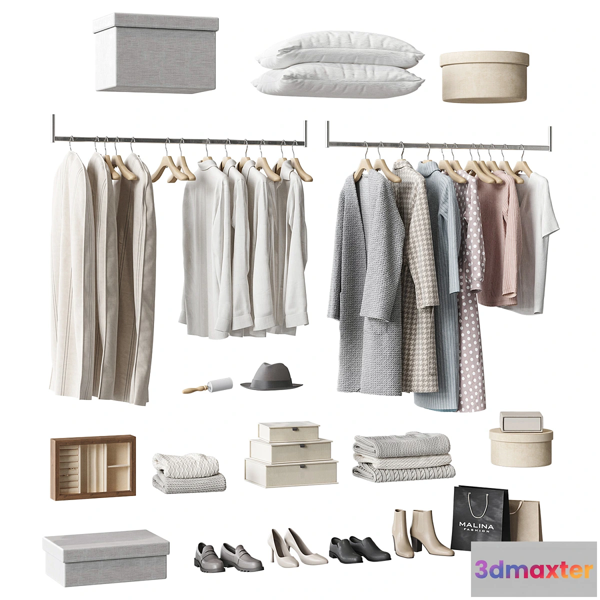 1315094 - Clothes for wardrobe NG12 3D Max