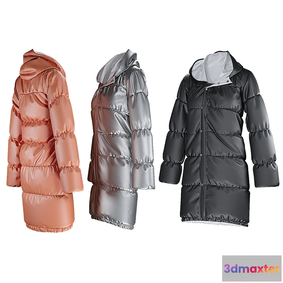 1322217 - Womens winter coat 3D Max