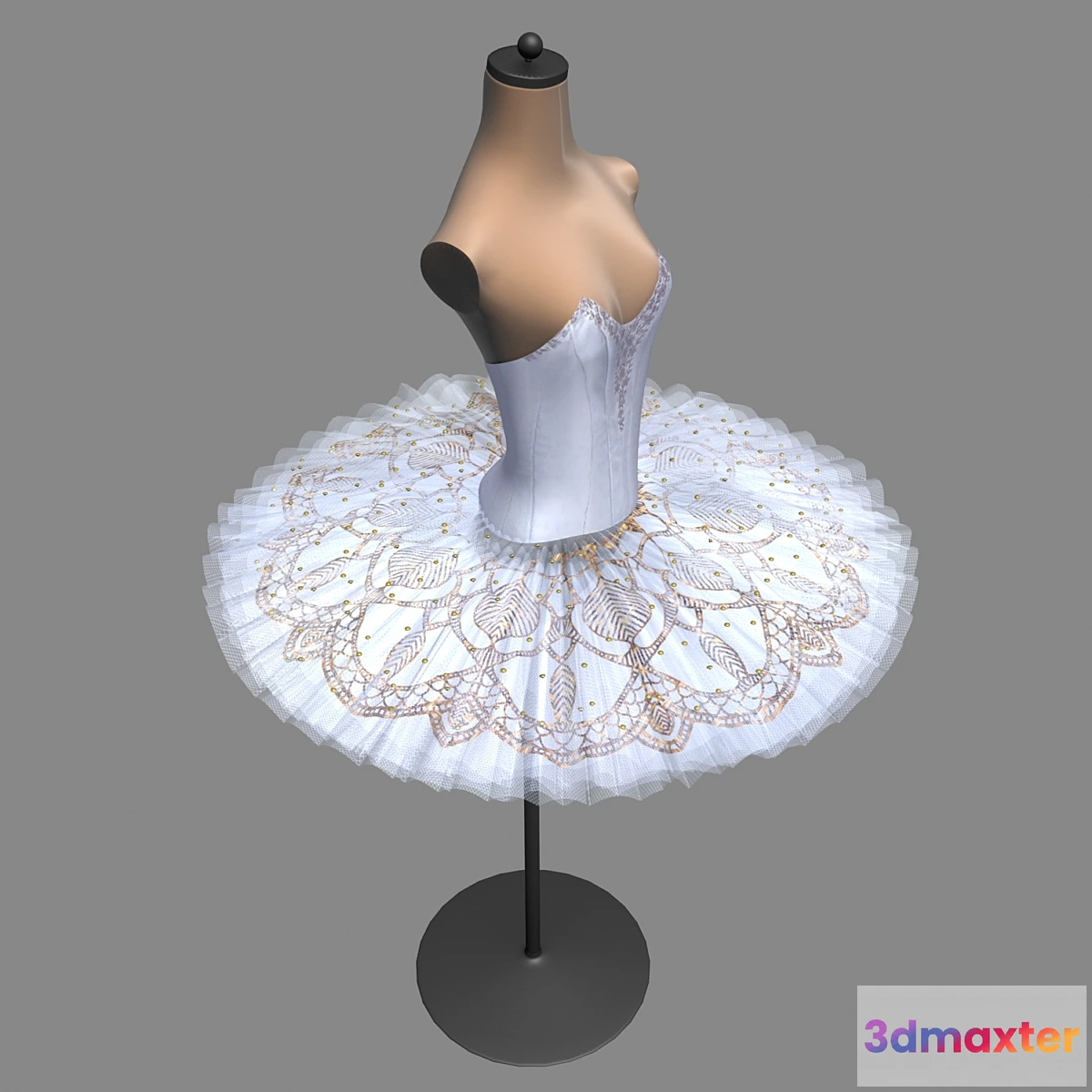 1342743 - Nutcracker Ballet Tutu - The Nutcracker 3D Max