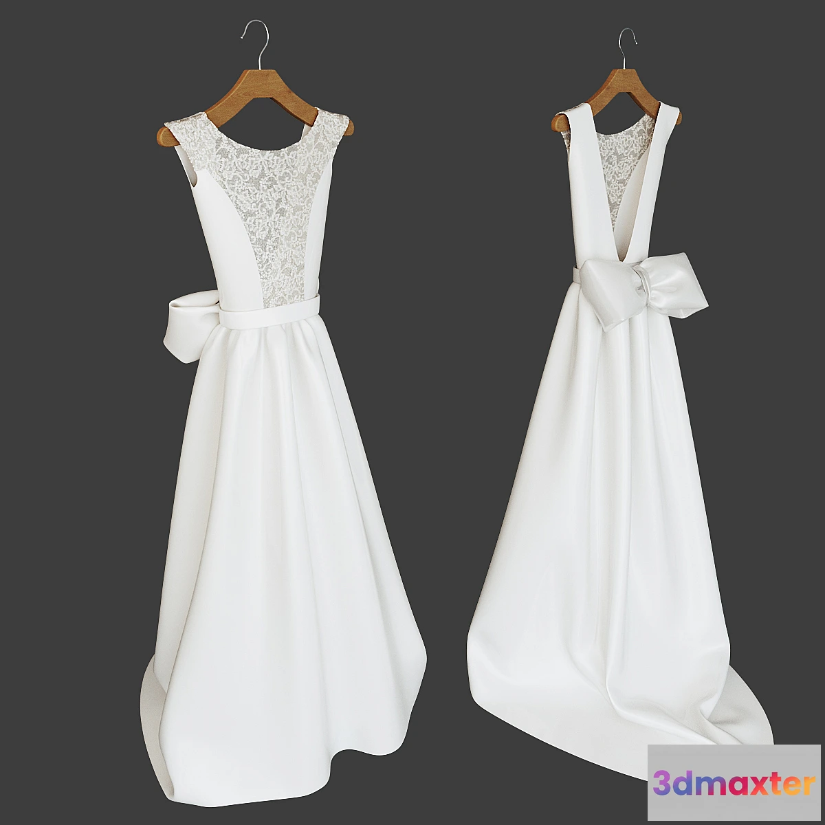 1354557 - Wedding dress - No.4 3D Max