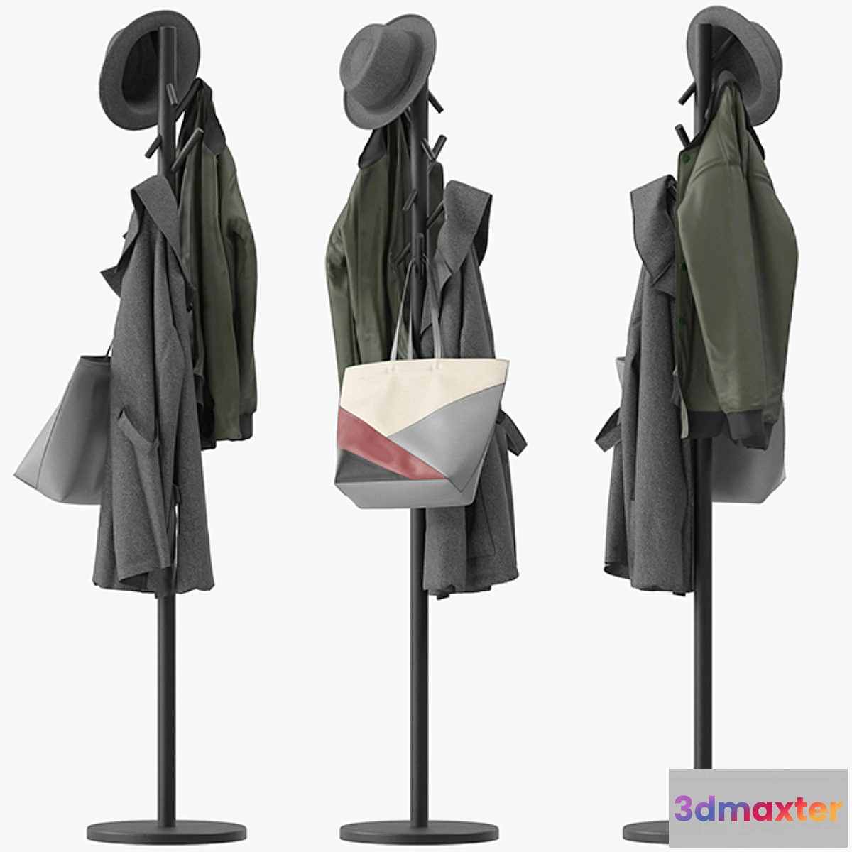 1402086 - Naula coat rack 3D Max