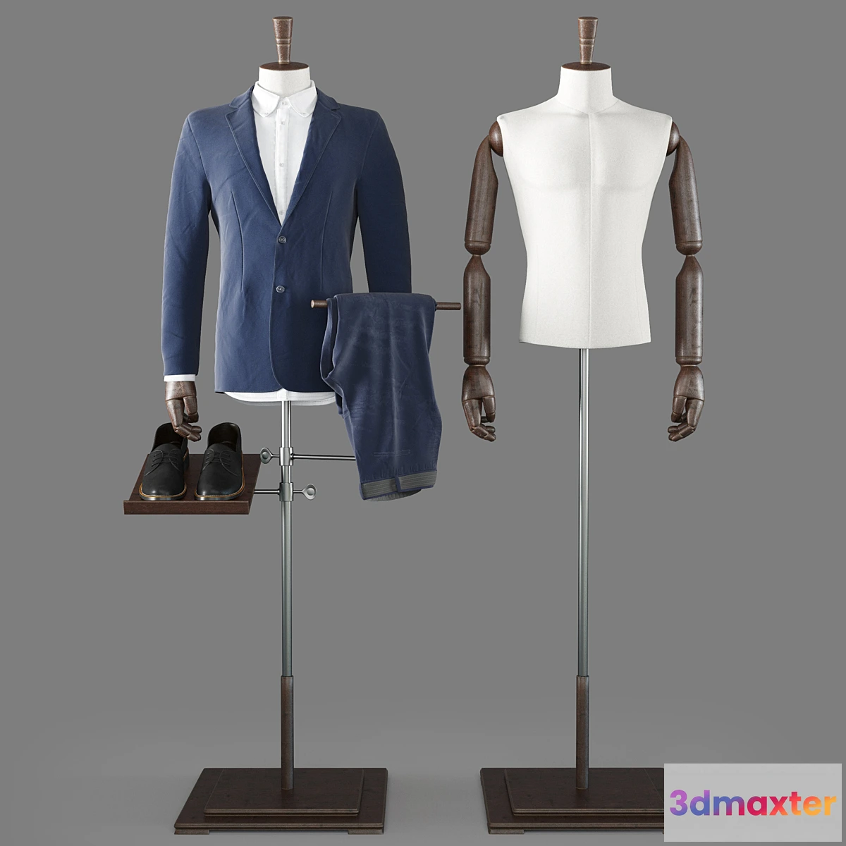 1408752 - male mannequin in suit 3D Max