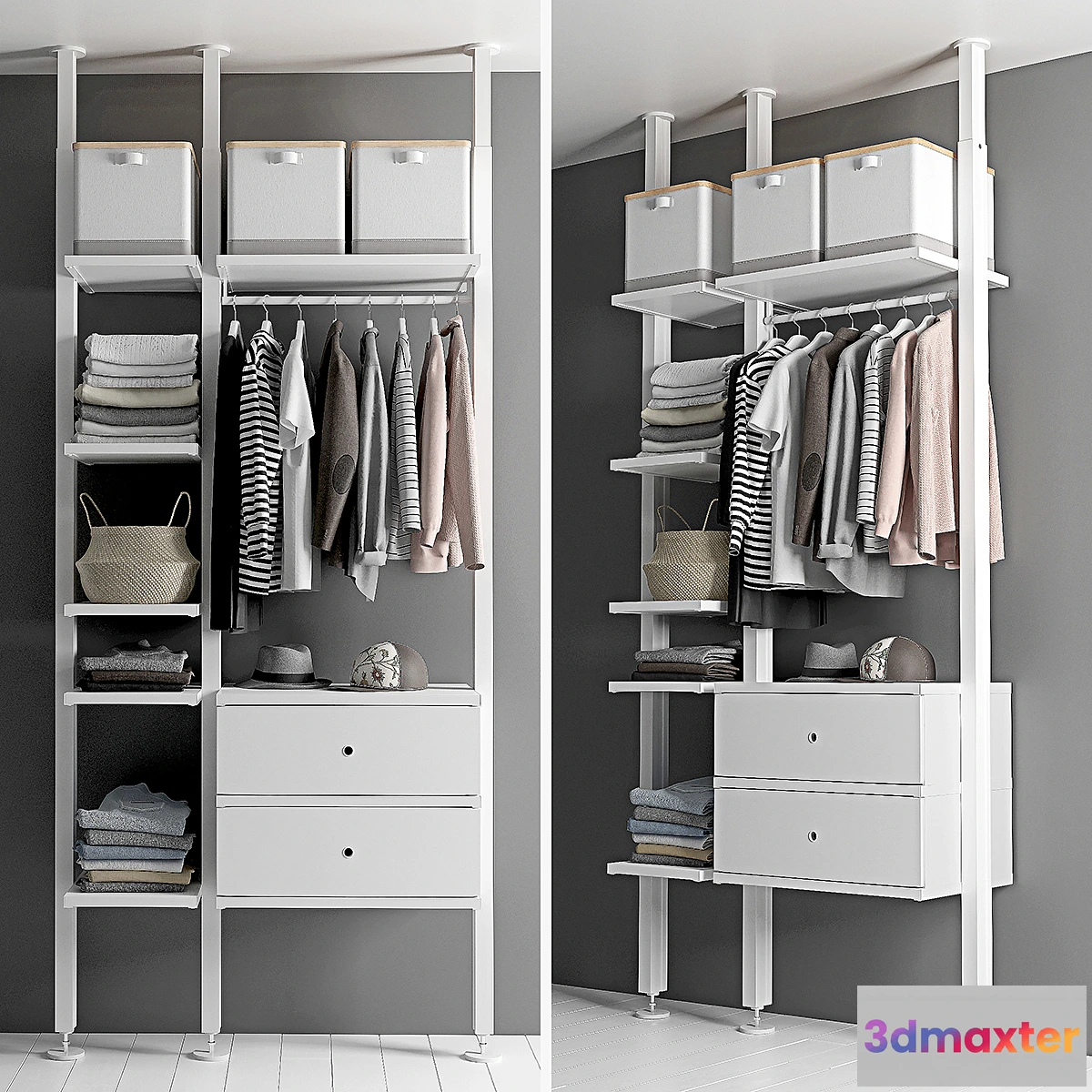 1417552 - IKEA Elvarli Set3 3D Max