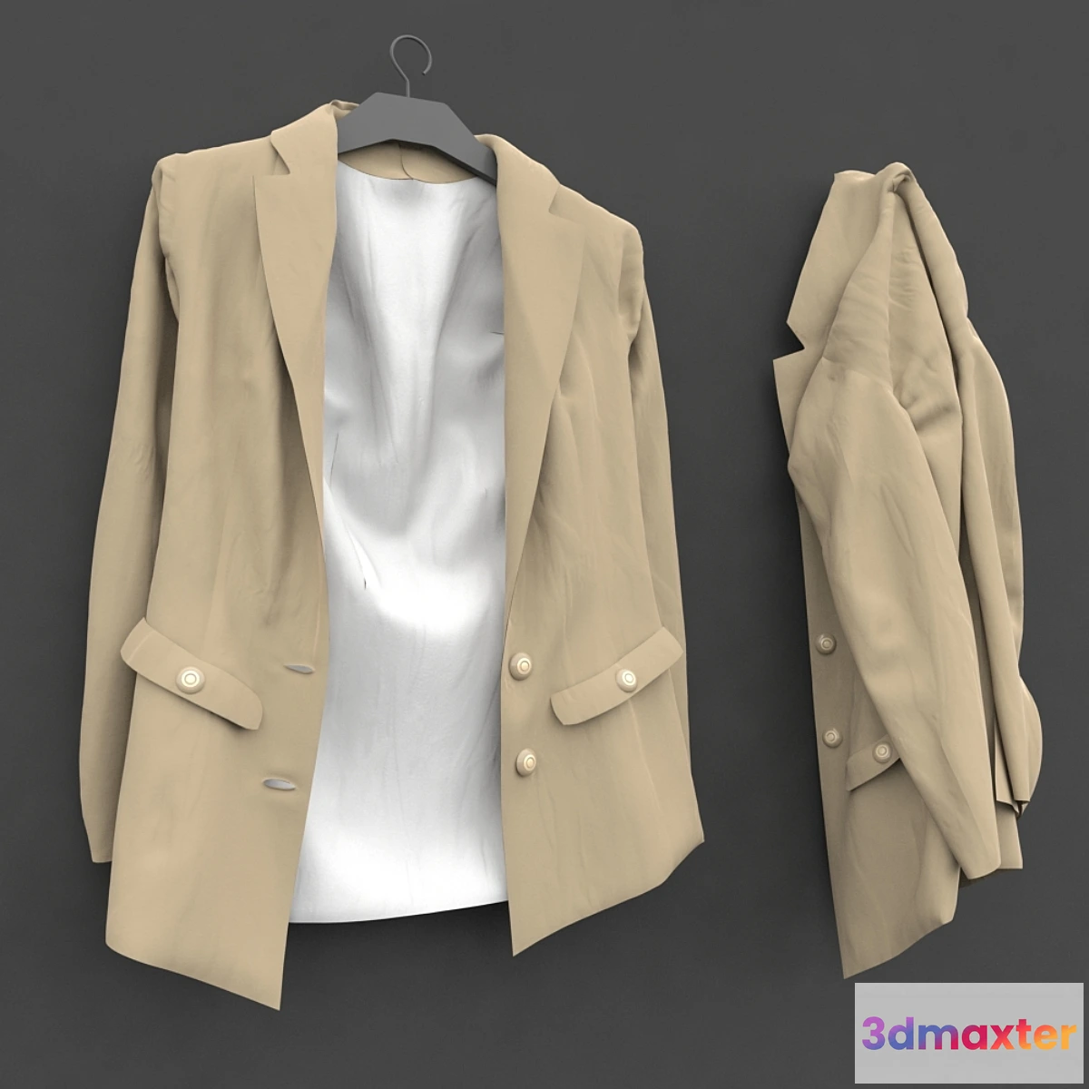 1424362 - Women’s jacket 3D Max