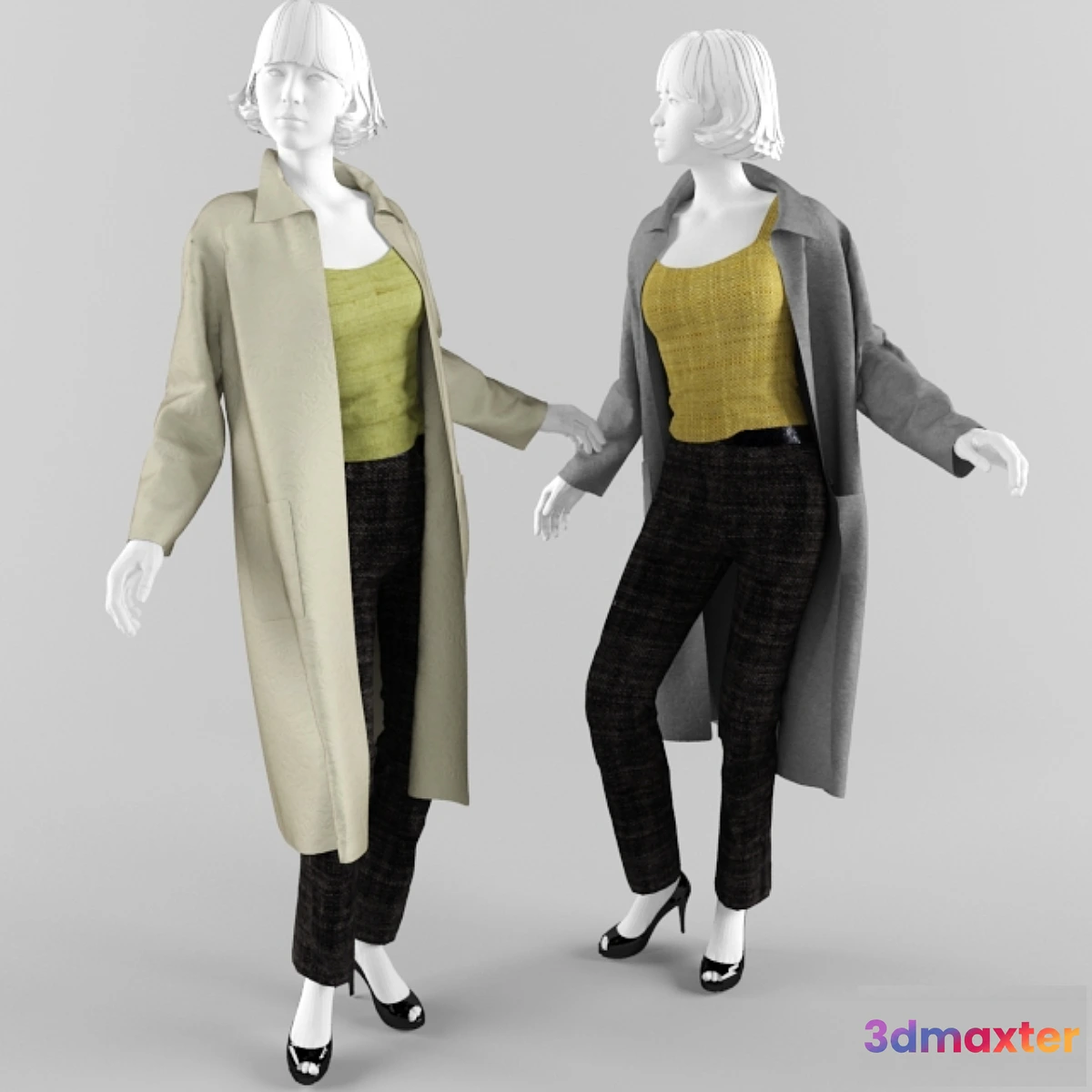 1425206 - set of clothes 3D Max