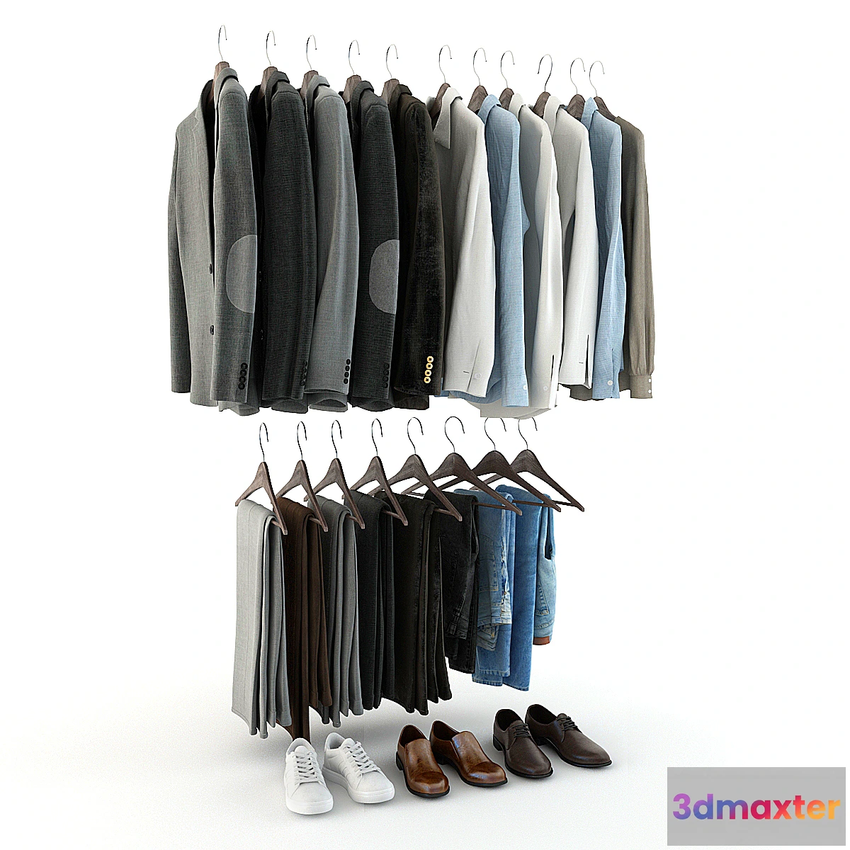 1427260 - Set of clothes_06 3D Max