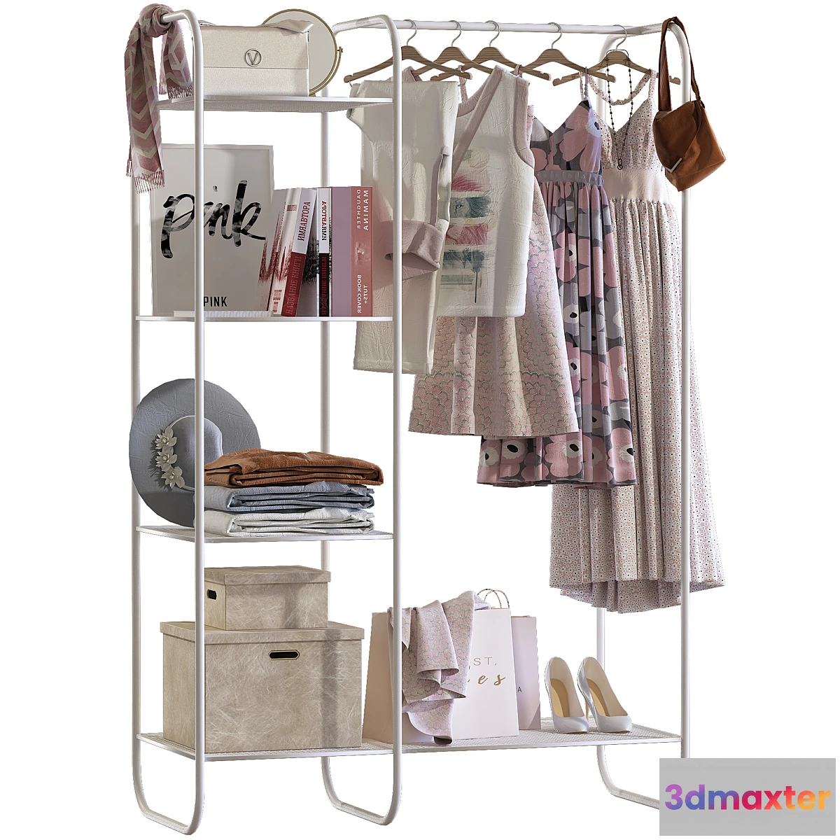 1442812 - Set of womens clothing 2 3D Max