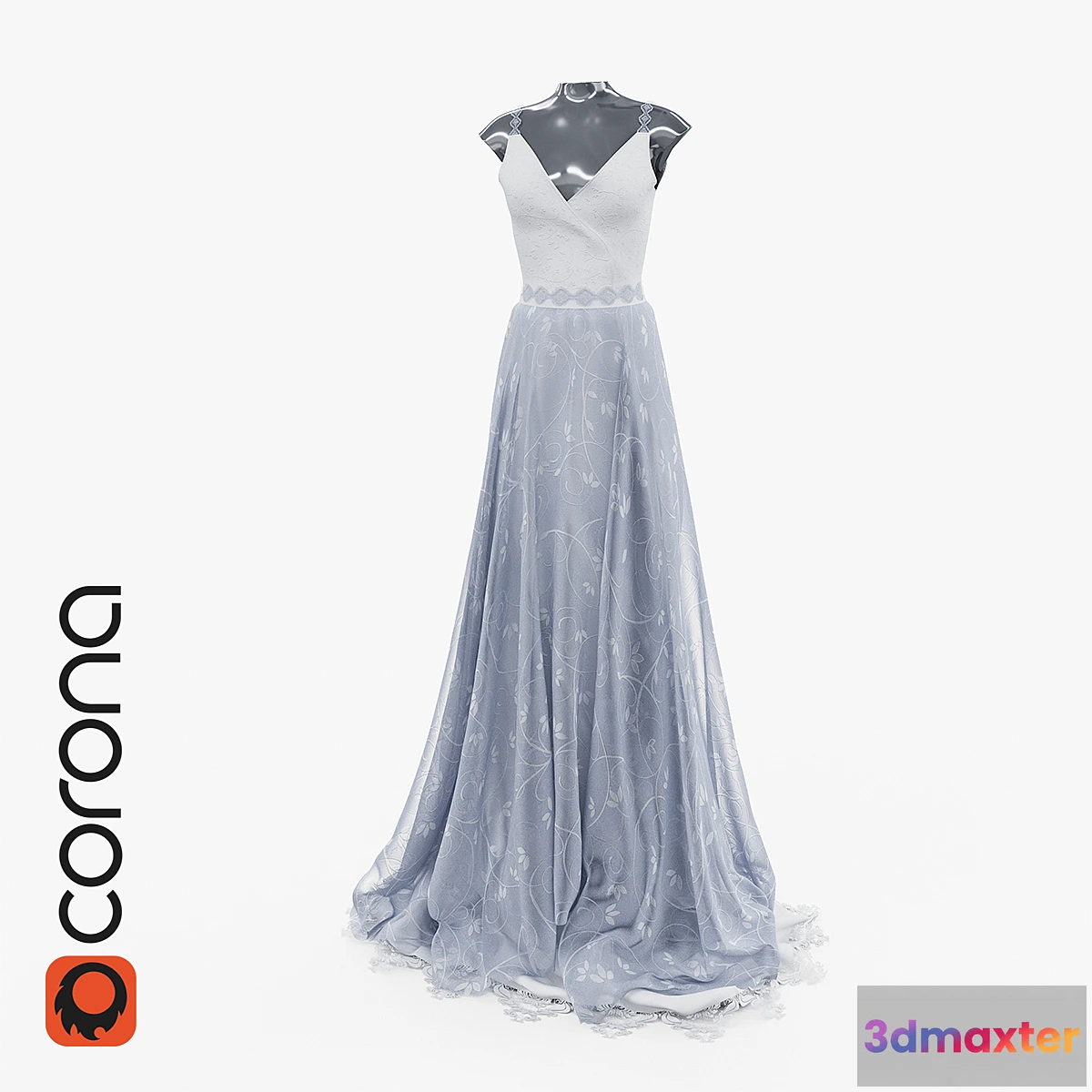 1453266 - Wedding gown 3D Max