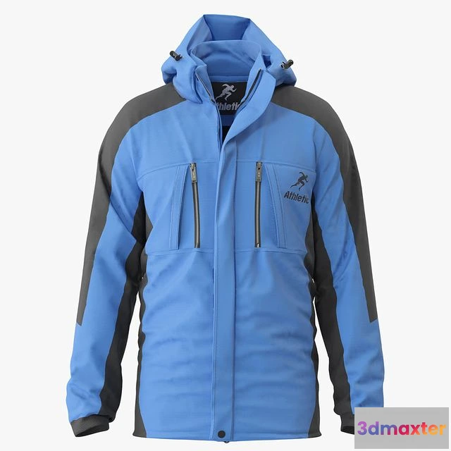 1538278 - Men Waterproof Mountain Jacket 3D Max