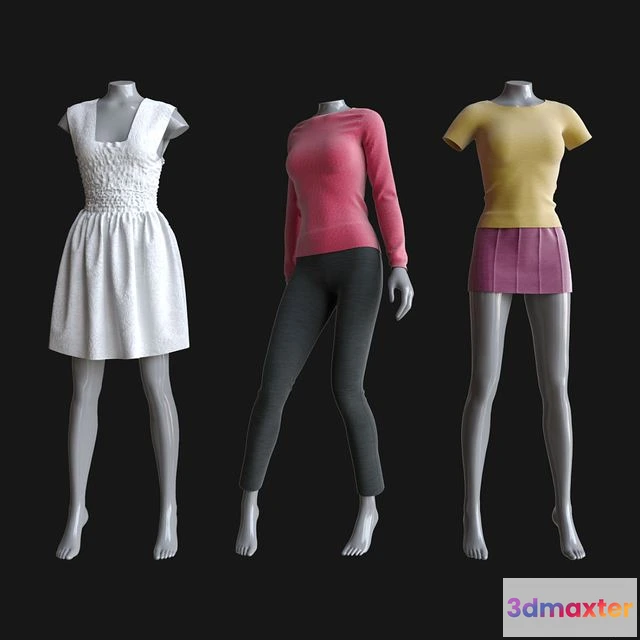 1552895 - Women’s clothing №2 3D Max