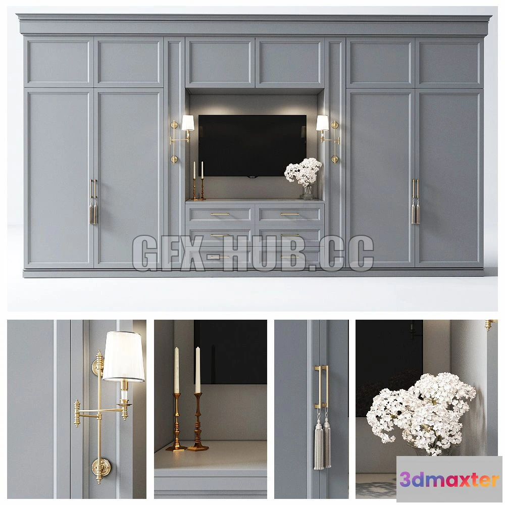 1557891 - Wardrobe in The Bedroom 1 3D Max