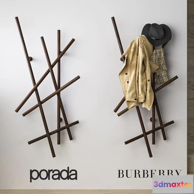 1562473 - Porada & Burberry Hallway Set 3D Max