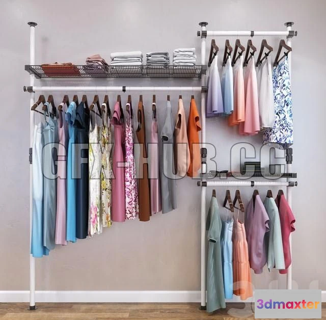 1564516 - Women’s wardrobe 3D Max