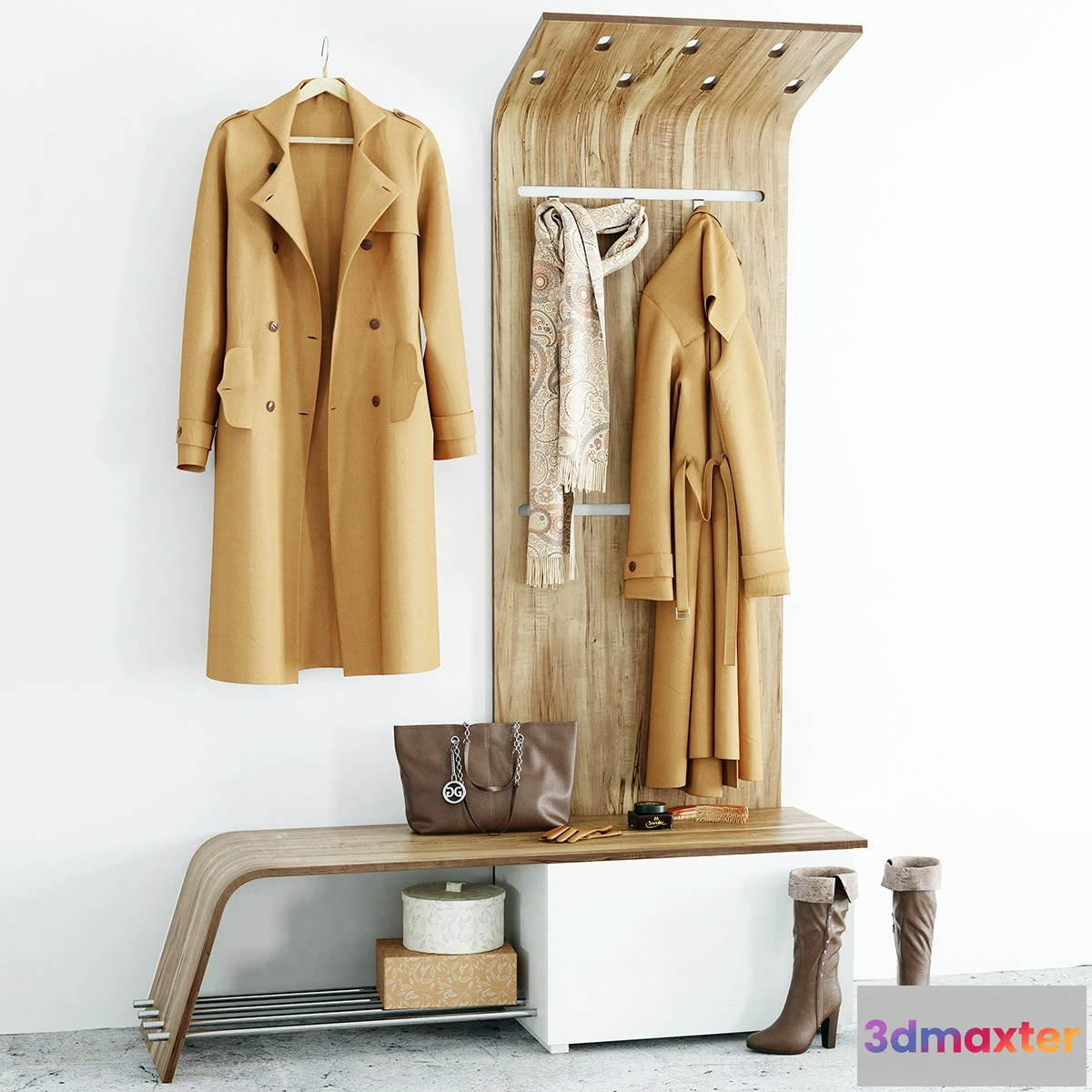 1594678 - decoration - Coats collection 7 3D Max