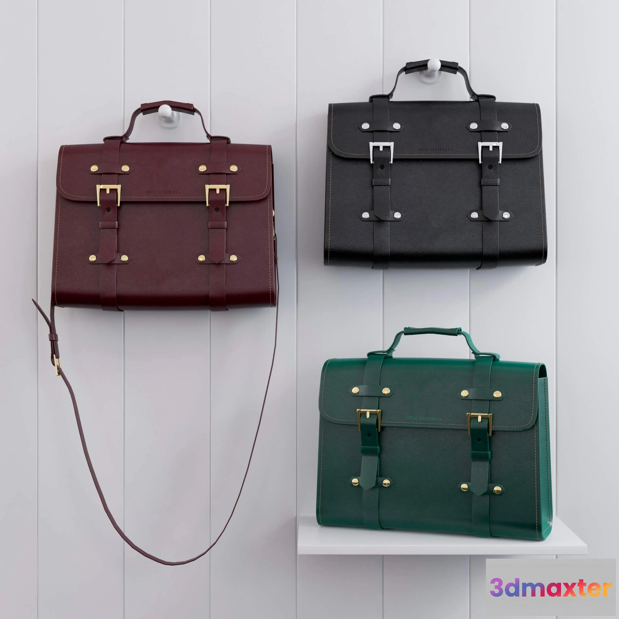 1594744 - decoration - Relic leather bag 3D Max