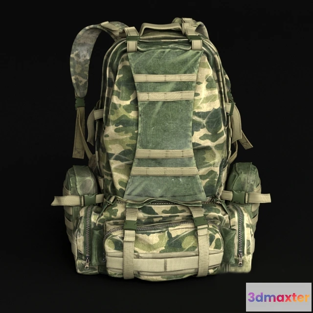 1594766 - decoration - Backpack 4 3D Max