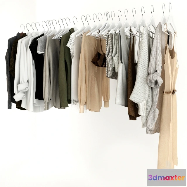 1594786 - decoration - set clothes 05 3D Max