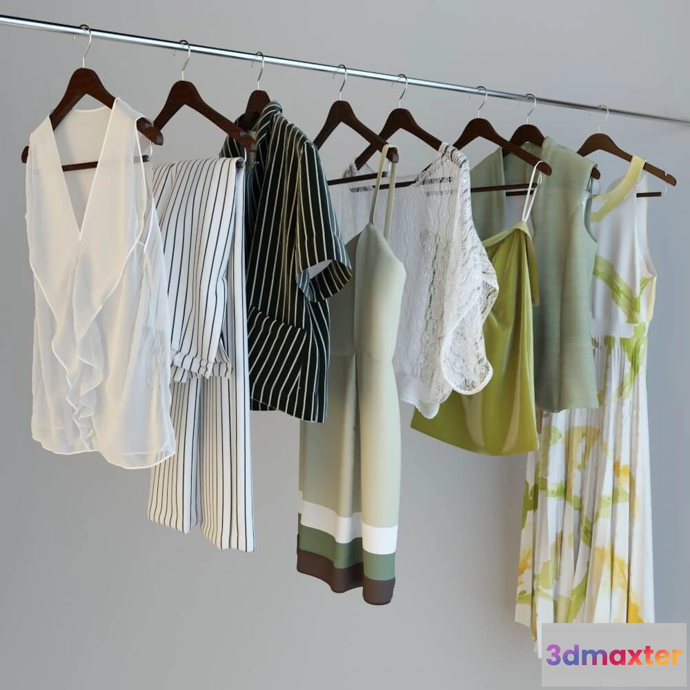 1594792 - decoration - Summer clothes 3D Max