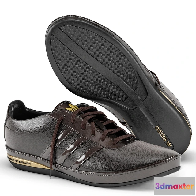 1594818 - decoration - Adidas Porsche Design S3 leather brown 3D Max