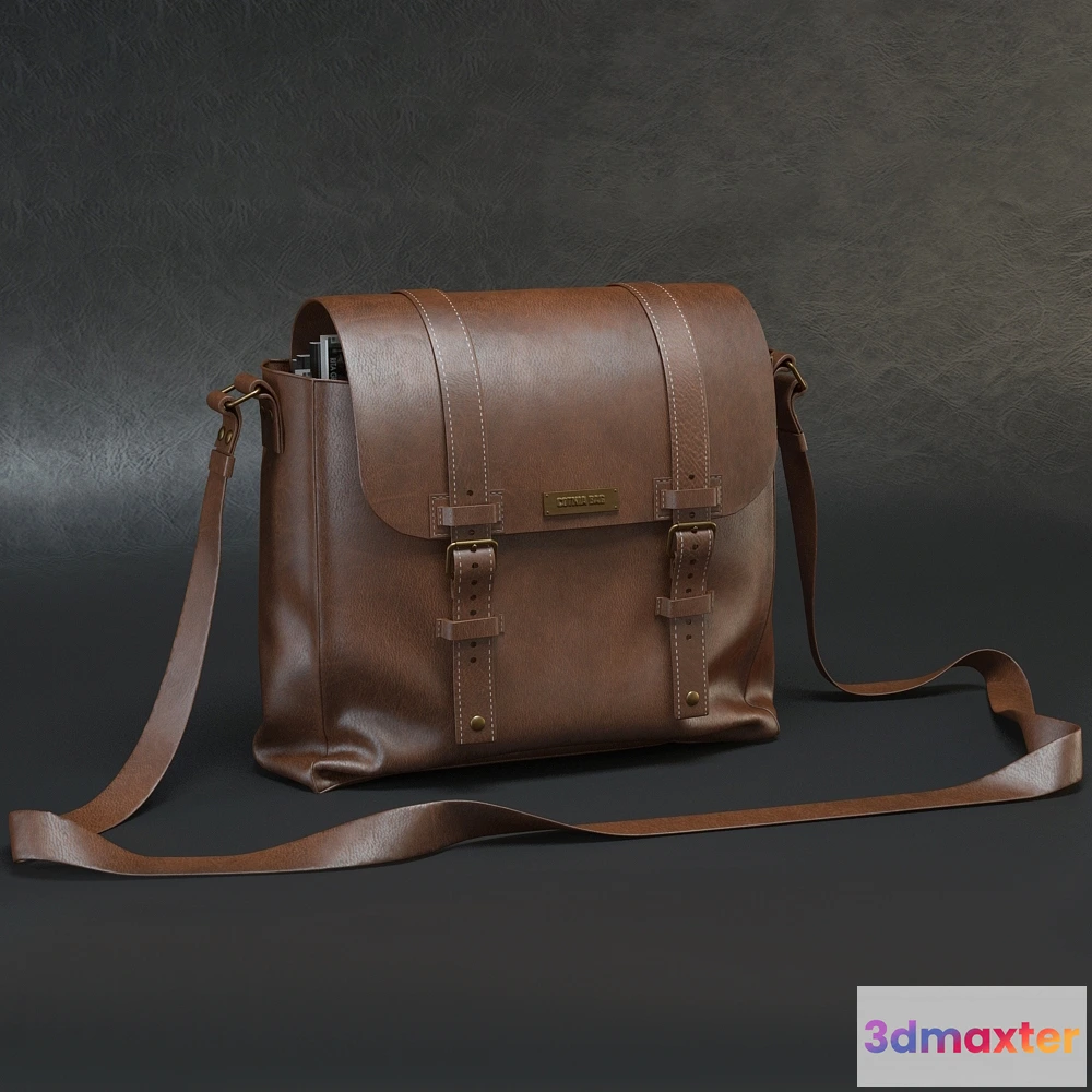 1594850 - decoration - Leather bag 01 3D Max