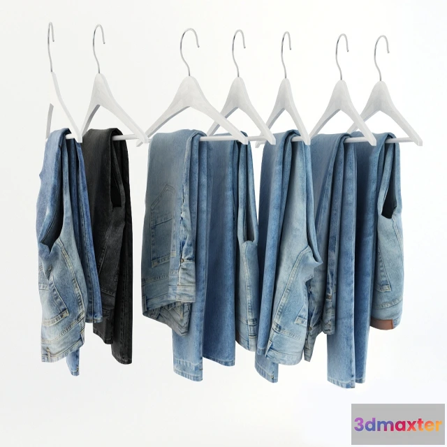 1594866 - decoration - Jeans Set 3D Max