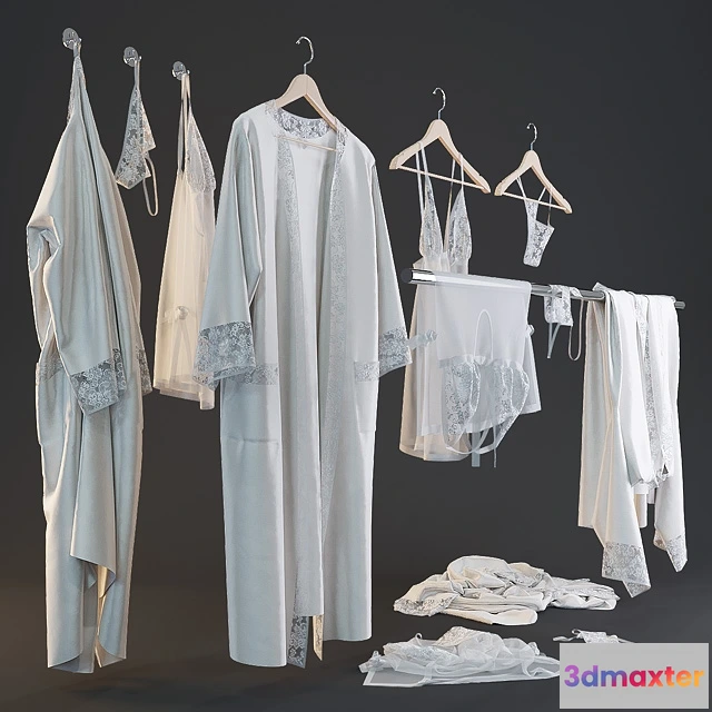 1594914 - decoration - Women set-clothing 3D Max