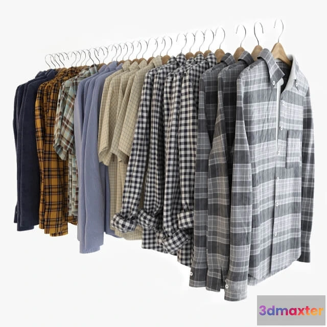 1594924 - decoration - Collection Shirts 08 3D Max