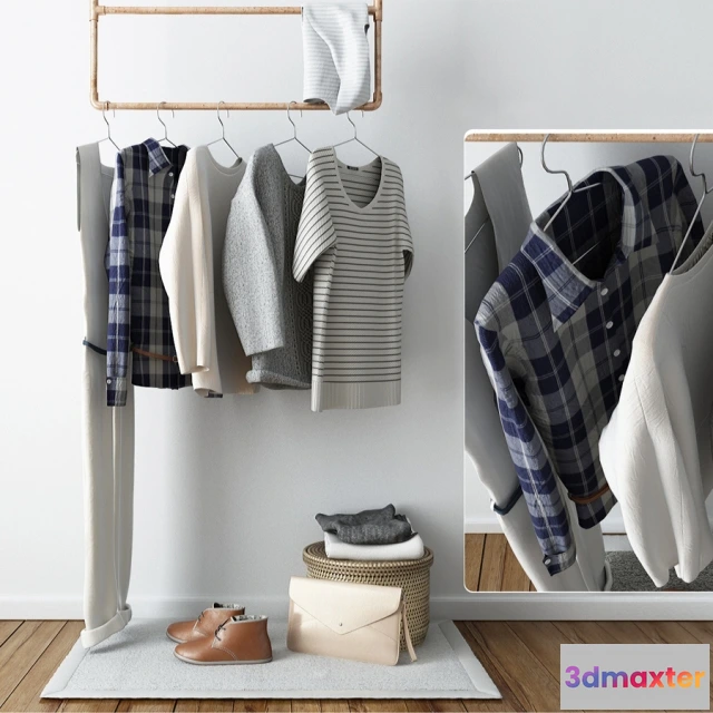 1594962 - decoration - Decorative set of clothes 3D Max