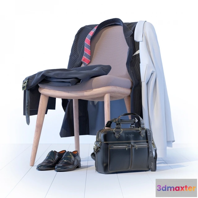 1594982 - decoration - Business Leather Bag Dr.Koffer 3D Max