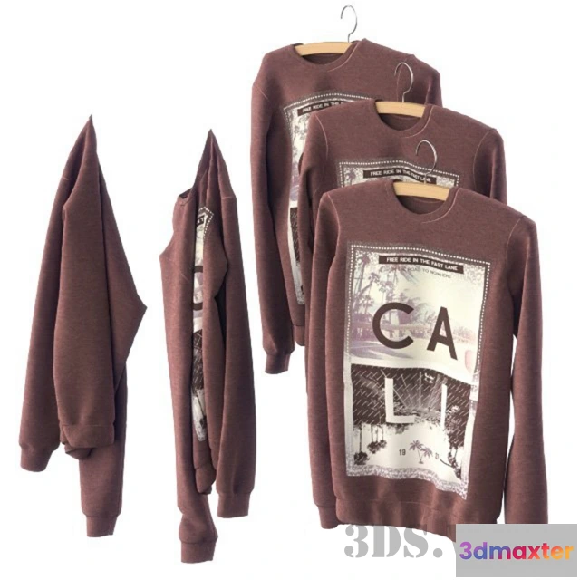 1595030 - decoration - Sweatshirts with print 3D Max