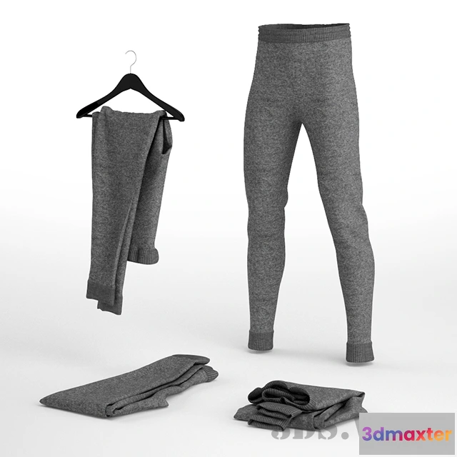 1595072 - decoration - Moleton Pants 3D Max