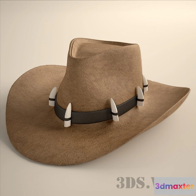 1595094 - decoration - Hat Stetson 3D Max