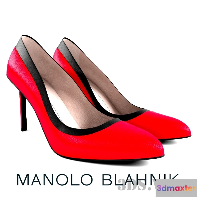 1595100 - decoration - Manolo Blahnik Shoes 3D Max