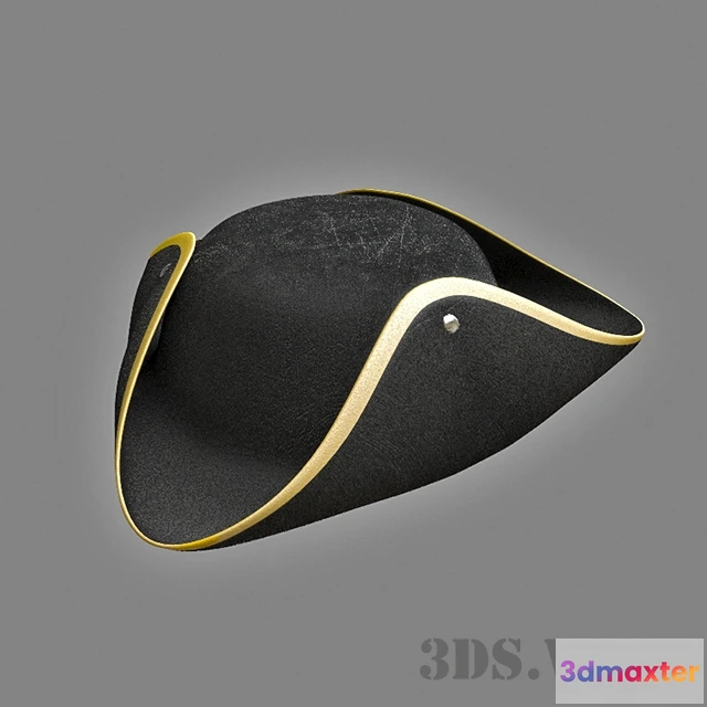 1595108 - decoration - Tricorne Hat 3D Max