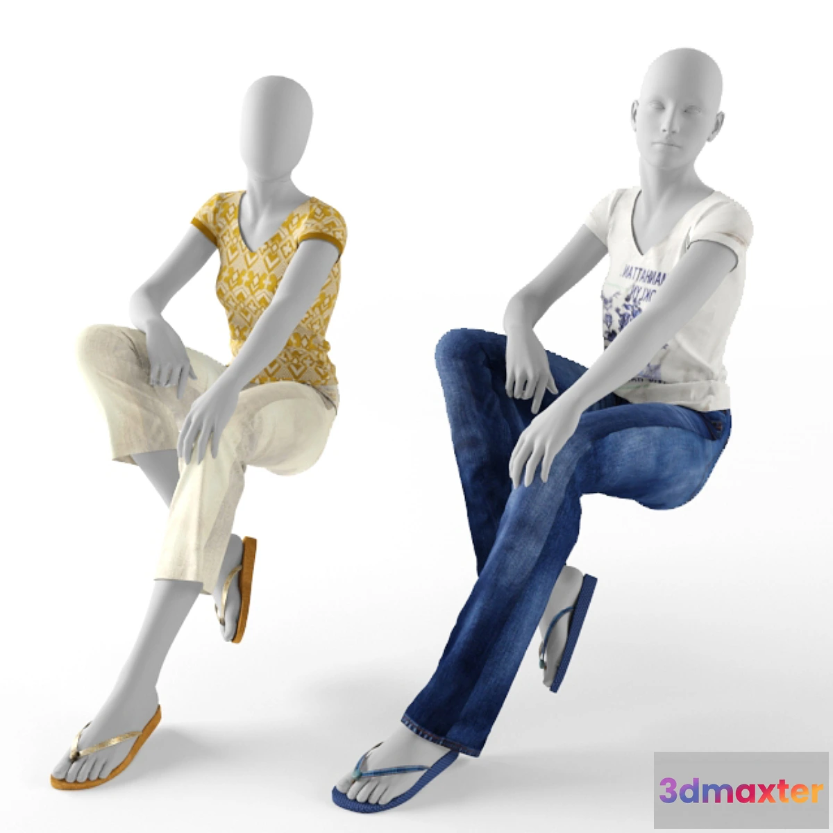 632871 - sitting female mannequin
