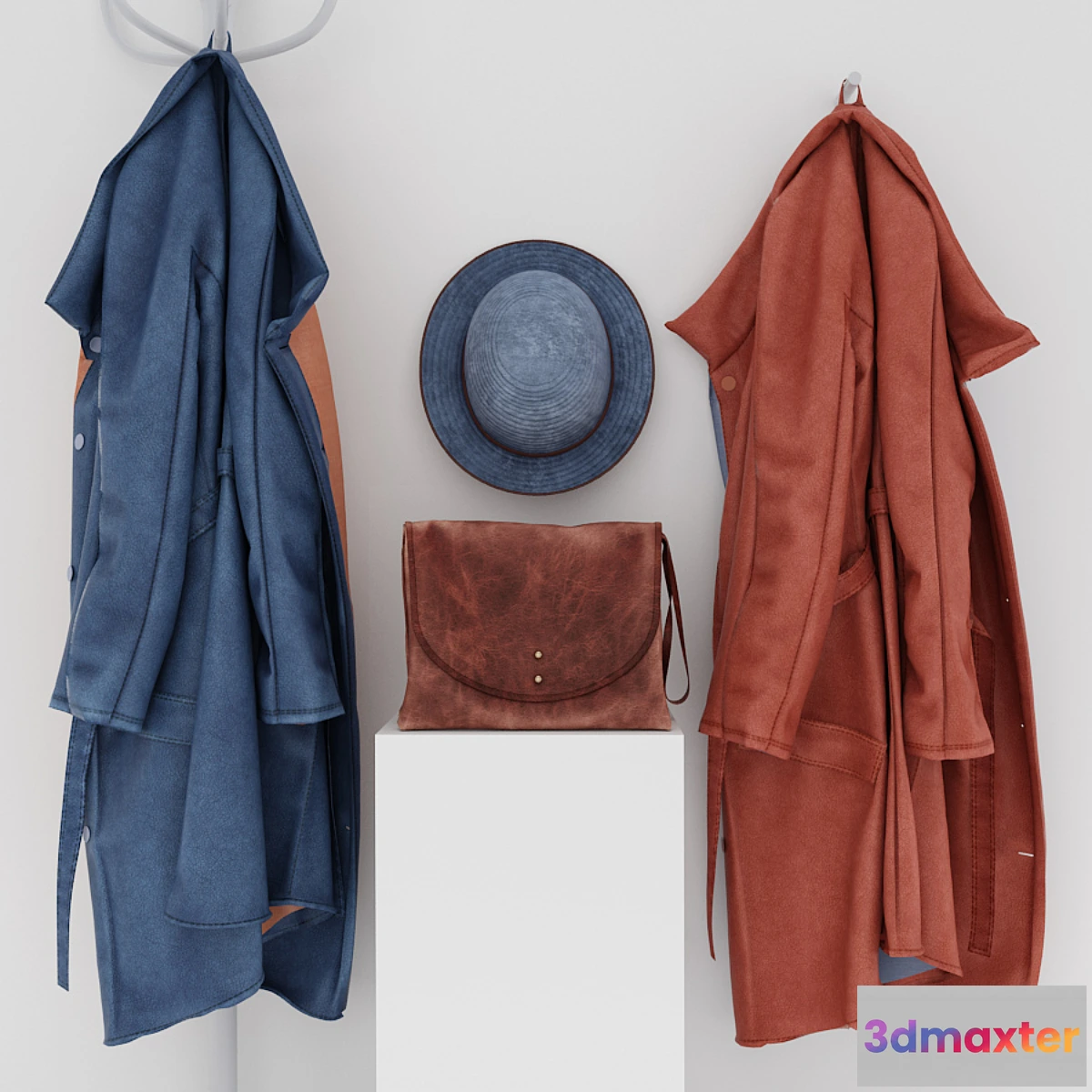 637905 - coat hanger-rack and on the hook