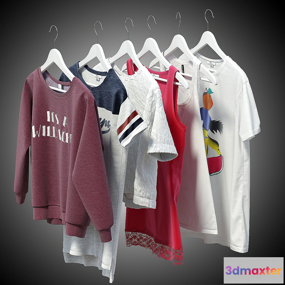 651423 - Women’s clothing on hangers