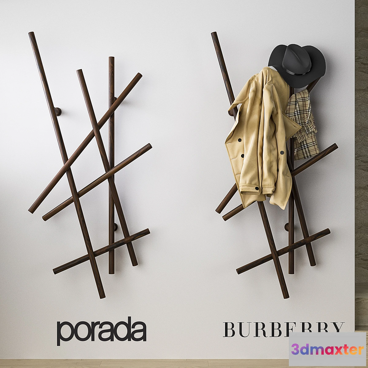 664195 - Porada & Burberry Set in the hallway