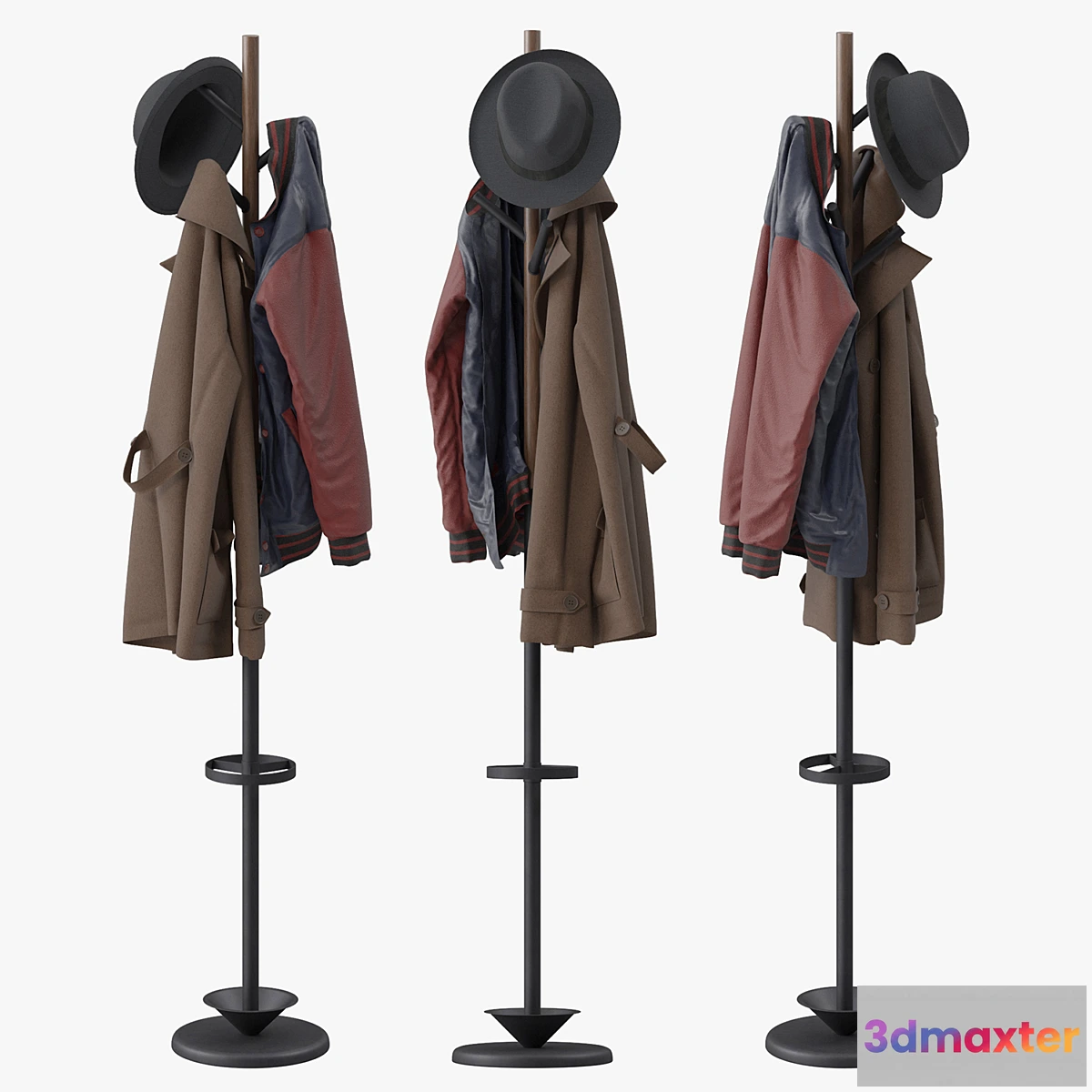 768175 - Coat Rack with Umbrella - No.2