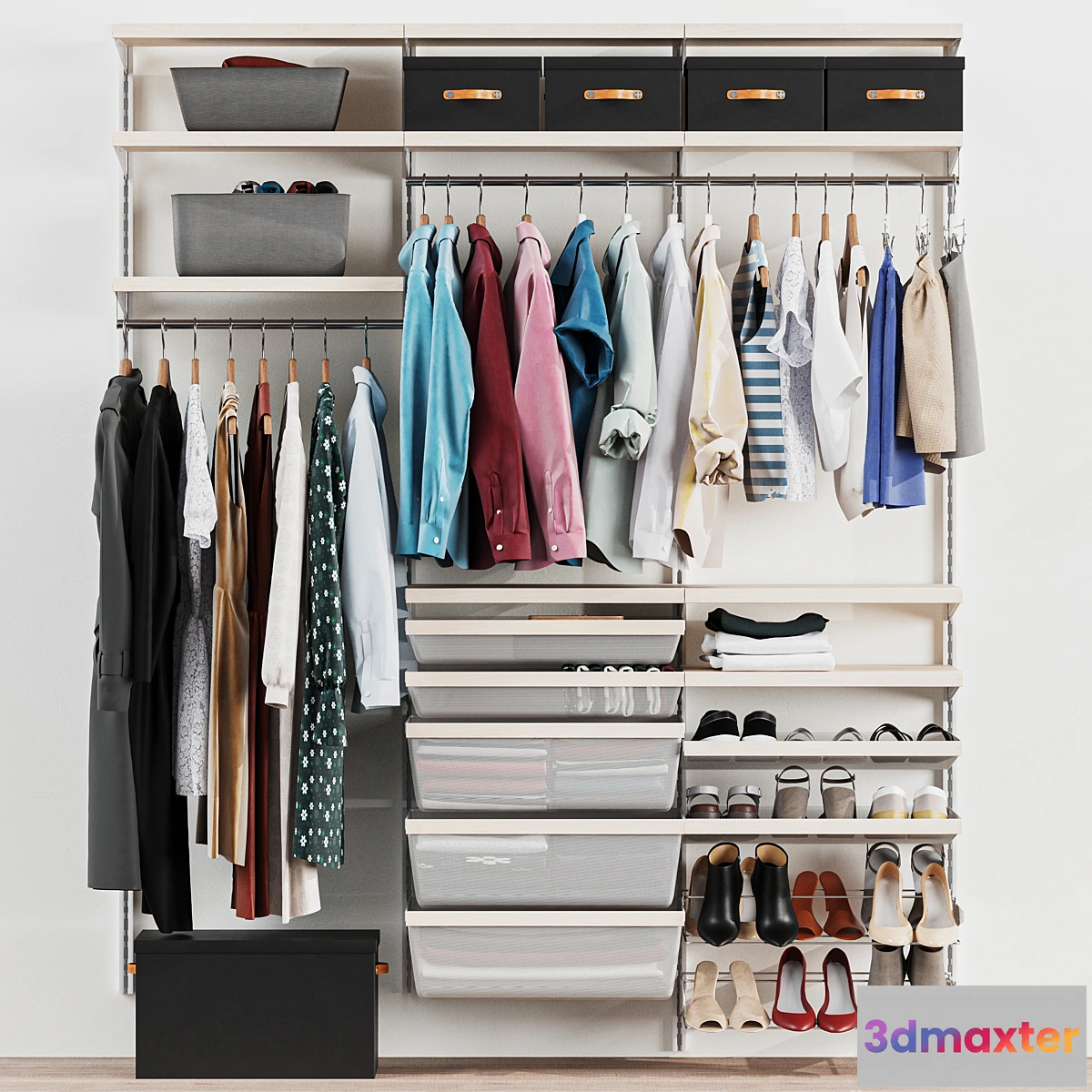 768195 - Wardrobe wall module dresses clothes 3 - No.2