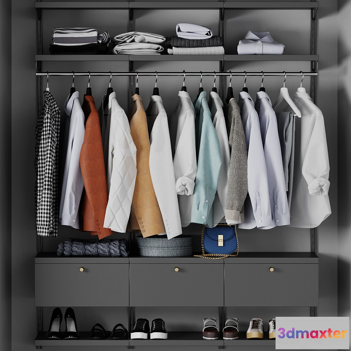 768203 - Wardrobe wall module clothing - No.2