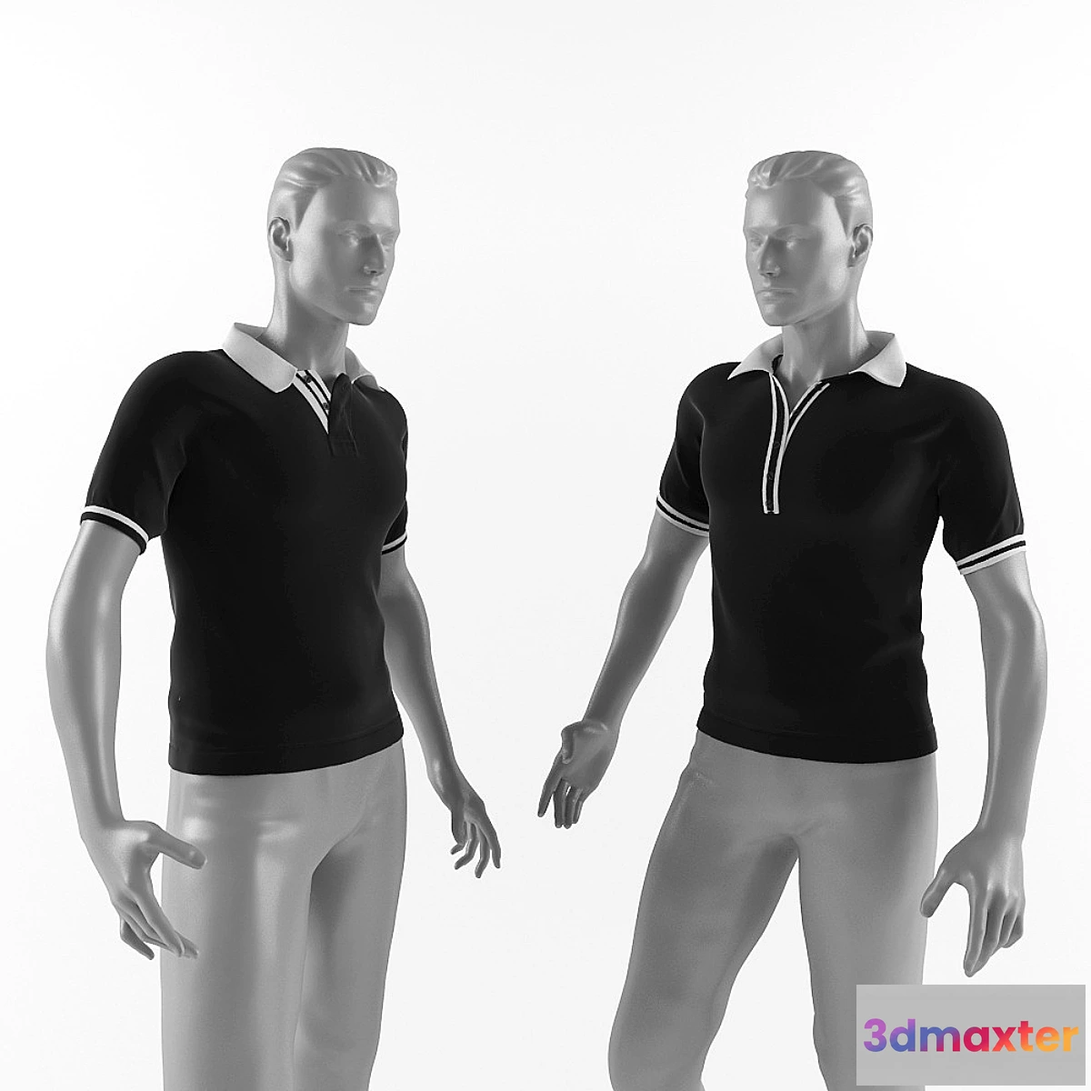 803818 - Two polo mannequin
