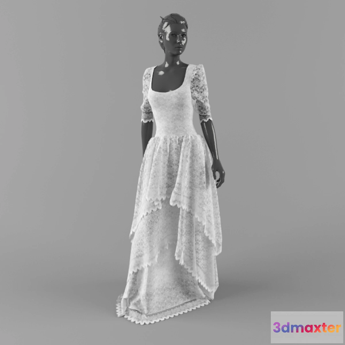 803852 - White lace dress