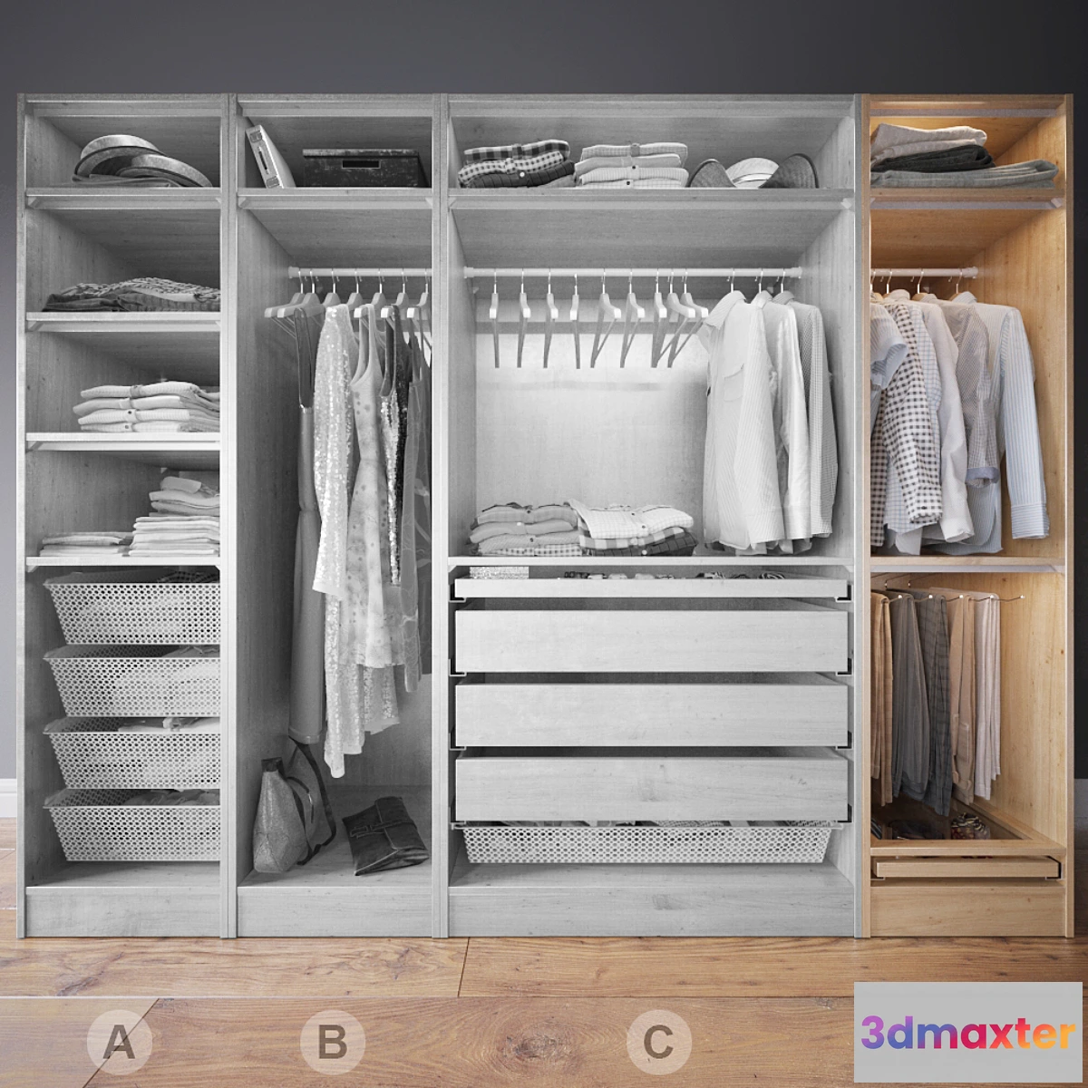 807178 - Clothes in the closet section D 4-4 - No.2