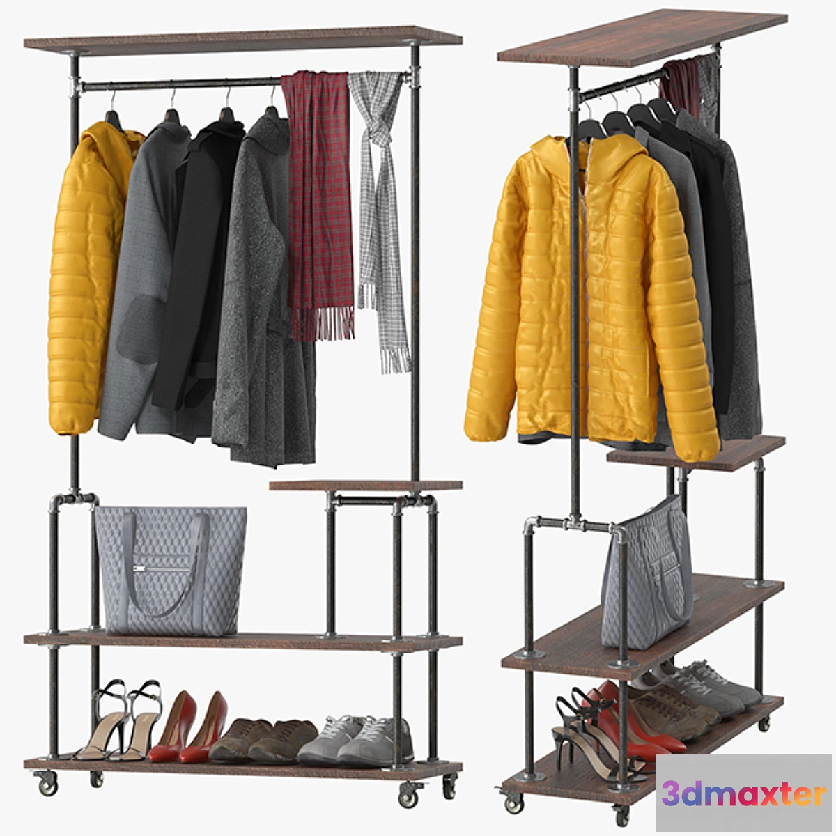 822156 - Industrial Clothing Rack - No.3