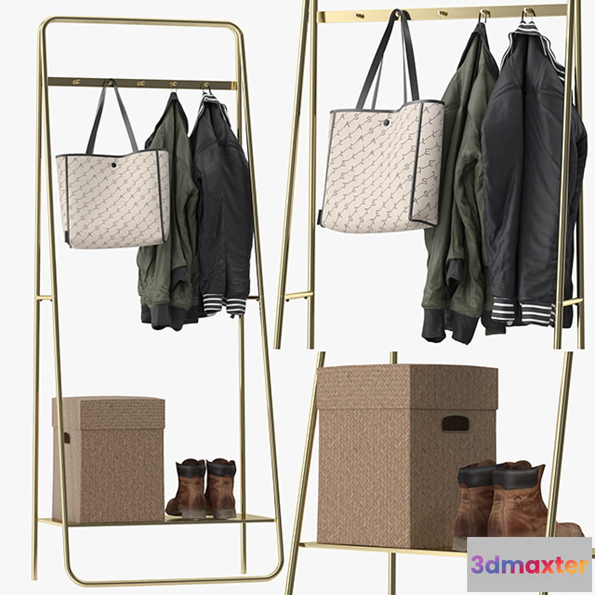 872531 - Nordal Coat rack LINE - No.4