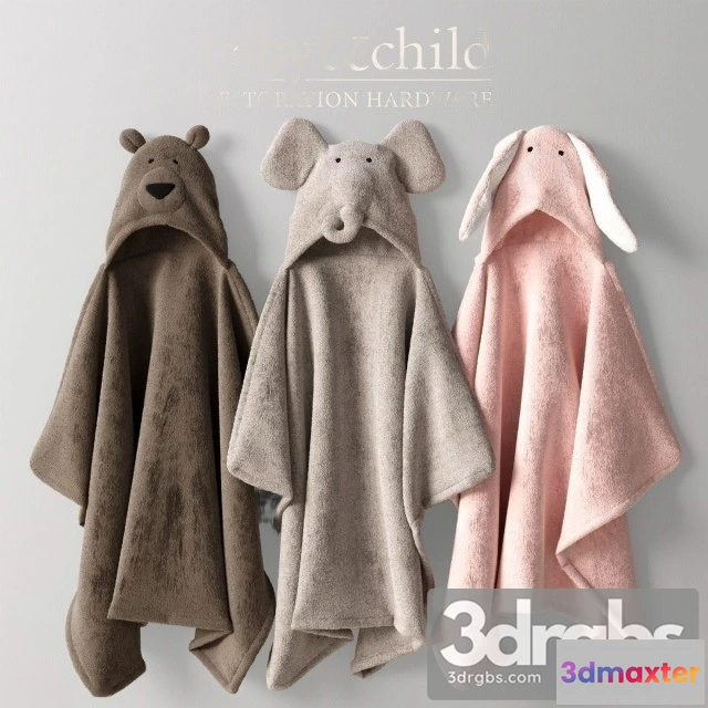 919224 - Animal Hooded Towels
