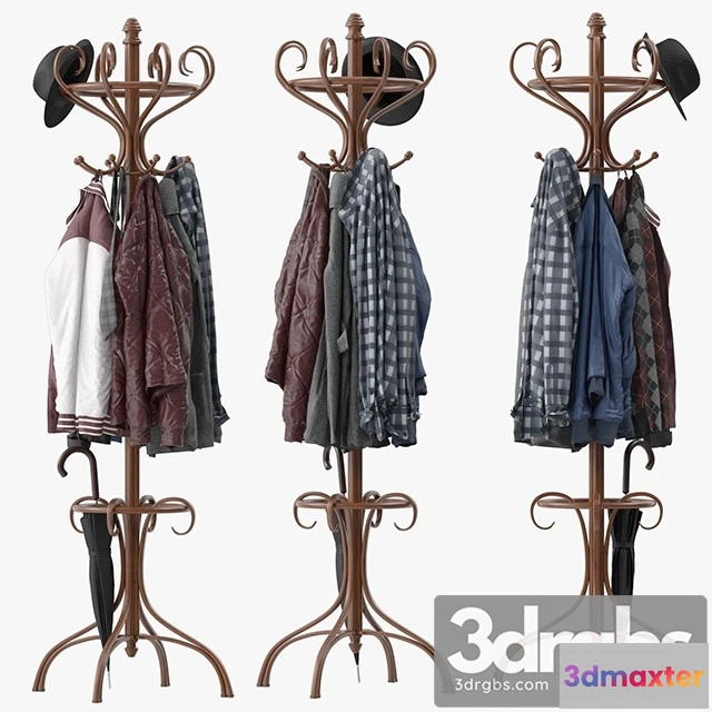 919230 - Bentwood Hat Coat Stand